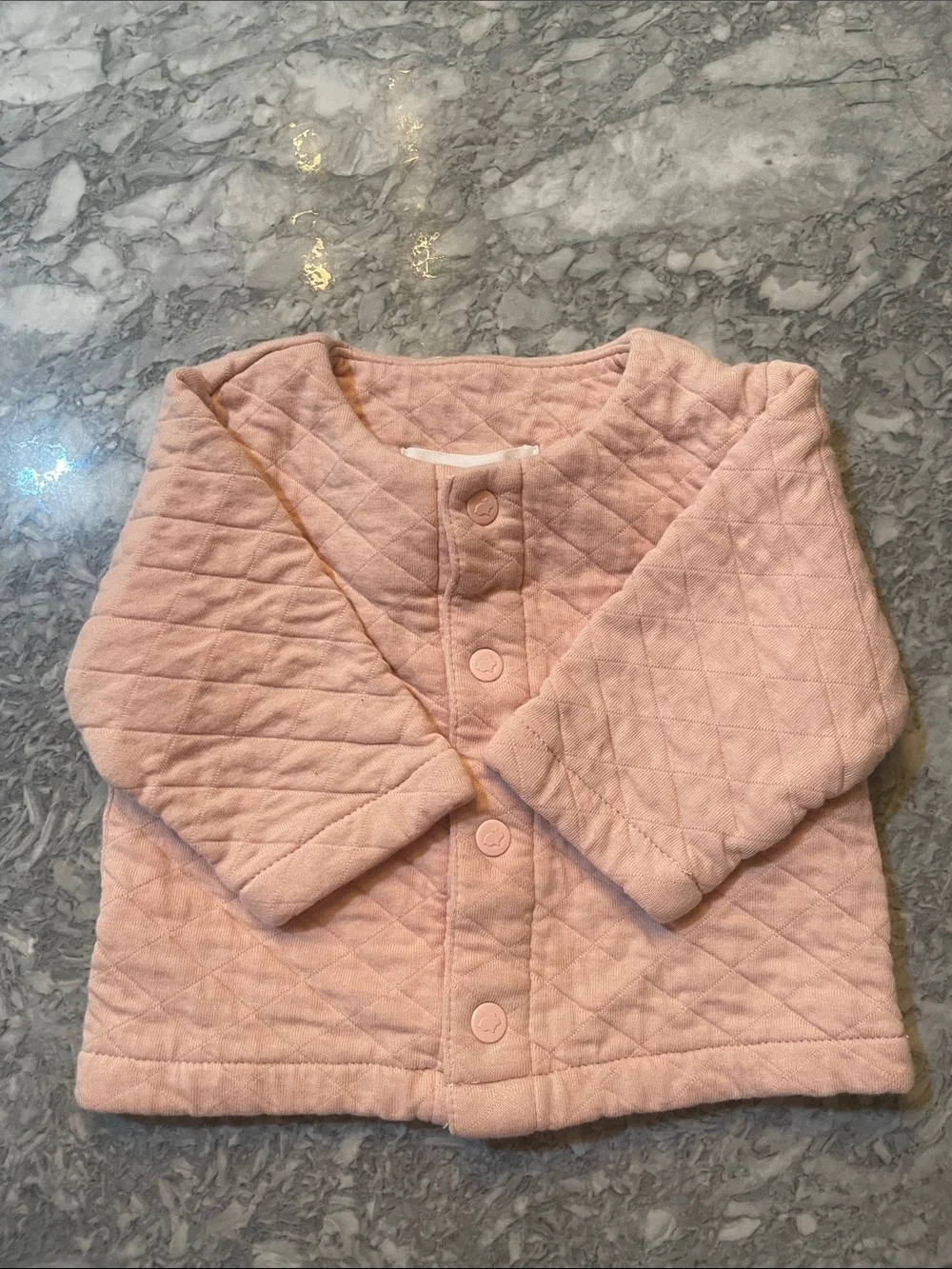 Quilted Pink Newborn Baby Matching Set